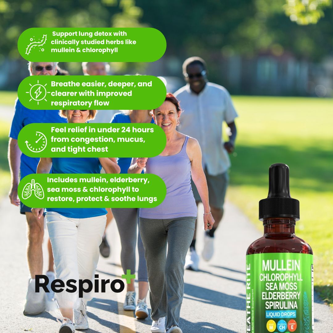 Breathe Rite Chlorophyl Sea Moss Elderberry Spirulina